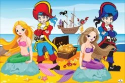 Mermaids And Pirates Standin Cutout