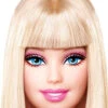 Doll Head Cardboard Cutout 301 - Extra Large 150cm -Lifesizecutouts barbie head 301 ref 1 1