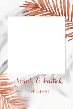 Bronze Leaf 437 Selfie Frame Small - 90cm X 60cm