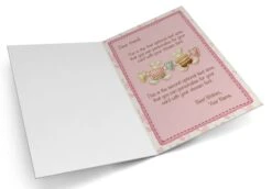 Giant Greeting Card Birthday 005 -Lifesizecutouts card template 828 portrait inside hearts pinks