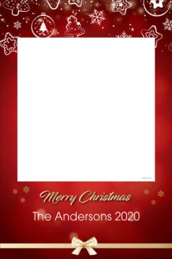 Christmas Season Theme 221 Selfie Frame Small - 90cm X 60cm