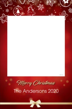 Christmas Season Theme 221 Selfie Frame Large - 115cm X 80cm
