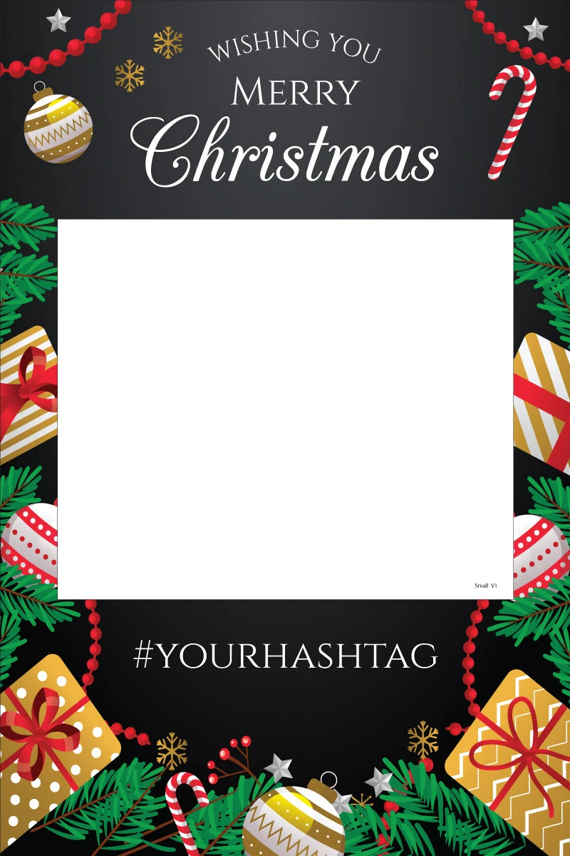 Christmas Season Theme 303 Selfie Frame Large - 115cm X 80cm 3 Christmas Season Theme 303 Selfie Frame Large - 115cm X 80cm