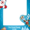 Christmas Season Theme 102 Selfie Frame Small - 90cm X 60cm -Lifesizecutouts christmas pol blue 102 2018 1