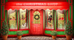 Christmas Shop 075 190cm X 345cm Cardboard Cutout