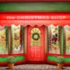 Christmas Shop 075 Backdrop Banner- 2m H X 3m W