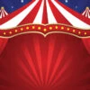 Circus 279 Backdrop Banner - 2m H X 1.5m W -Lifesizecutouts circus tent 279 2000x1500 ref