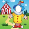 Clown 190 Cardboard Standin -Lifesizecutouts clown 190 standin 1150 x 900 face out