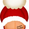 Santa With Personalised Tattoo On Bum 324 - 115cm - Cardboard Cutout 1 Santa With Personalised Tattoo On Bum 324 - 115cm - Cardboard Cutout -Lifesizecutouts custom santa with tattoo 324 ref