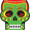 Day Of The Dead Large Mask Cardboard Cutout 003 -Lifesizecutouts day of the dead lge mask 003 600x450 1