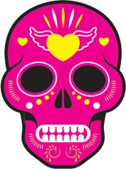 Day Of The Dead Large Mask Cardboard Cutout 007