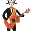 Day Of The Dead Musician Cardboard Cutout -Lifesizecutouts day of the dead musician