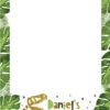 Dinosaur Jungle Gold 317 Selfie Frame - 90cm X 60cm -Lifesizecutouts dino jungle gold copy. selfie frame small 600x900 ref