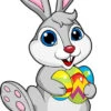 Easter Bunny 778 - 120cm Cardboard Cutout -Lifesizecutouts easter bunny 778