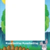 Easter Theme Selfie Frame Small - 90cm X 60cm 1 Easter Theme Selfie Frame Small - 90cm X 60cm -Lifesizecutouts easter selfie frame sml corflute ref