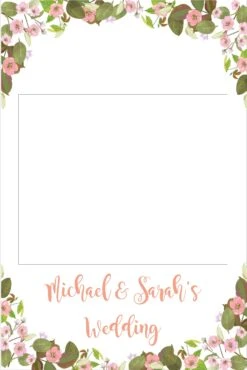 Flower Garden 001 Selfie Frame Small - 90cm X 60cm