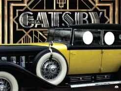 The Great Gatsby Yellow Car Standin