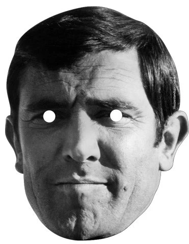 George Lazenby James Bond Celebrity Mask 3 George Lazenby James Bond Celebrity Mask