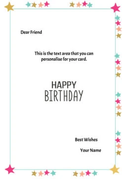 Giant Greeting Card Birthday 102 -Lifesizecutouts giant card 102 back