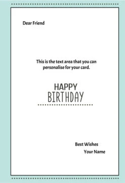 Giant Greeting Card Birthday 111 -Lifesizecutouts giant card 111 back