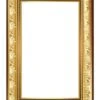 Gold Ornate Design Selfie Frame Small - 90cm X 60cm -Lifesizecutouts gold frame 311