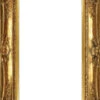 Gold Floral Design 390 Selfie Frame - Large -Lifesizecutouts gold frame sml 390 custom internal 1