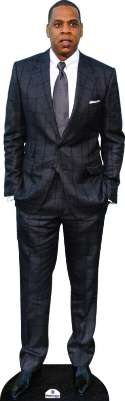 Jay Z In Grey Suit Celebrity Cutout