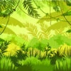 Jungle 270 Backdrop Banner - 2m H X 3m W Approx -Lifesizecutouts jungle 270 2000x3000 ref