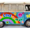 Hippie Kombi Bus Cardboard Cutout 2 Hippie Kombi Bus Cardboard Cutout -Lifesizecutouts kombi