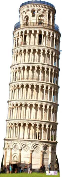 Leaning Tower Of Pisa Cardboard Cutout 468