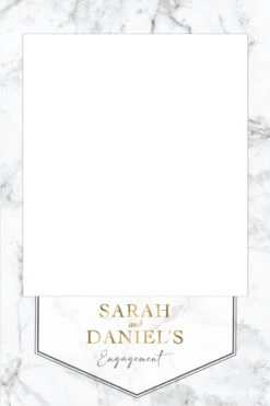 Marble & Gold 307 Selfie Frame- Selfie Frame - 90cm X 60cm