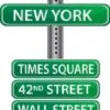 New York Street Signs - Cardboard Cutouts - Small -Lifesizecutouts new york street signs