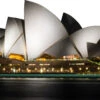 The Sydney Opera House At Night Cardboard Cutout -Lifesizecutouts opera house at night