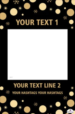 Party Theme 238 Selfie Frame Large - 115cm X 80cm