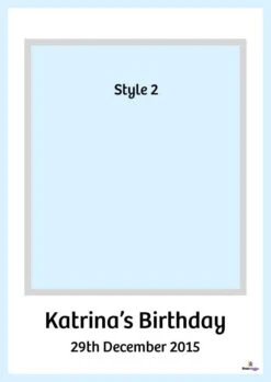 Polaroid Selfie Frame - 115cm X 80cm -Lifesizecutouts polaroid selfie frame style 2 lge