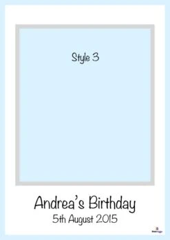 Polaroid Selfie Frame - 115cm X 80cm -Lifesizecutouts polaroid selfie frame style 3 lge