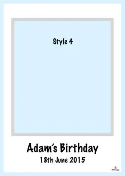 Polaroid Selfie Frame Small - 90cm X 60cm -Lifesizecutouts polaroid selfie frame style 4 lge 2