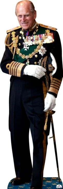 Prince Philip In Uniform 892 Celebrity Cutout