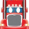 Red Truck Standin Cutout