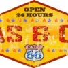 Retro Gas Sign 959 Cardboard Cutout -Lifesizecutouts retro gas sign 959 1675 x 750 no strut