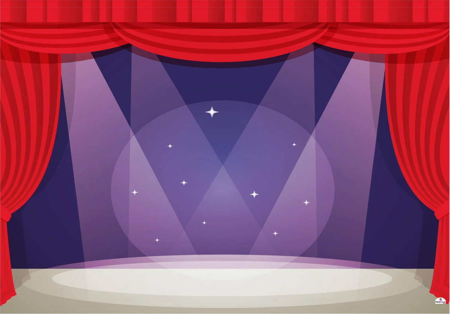 Theatre Stage Scene Backdrop Banner - 2m H X 3m W 3 Theatre Stage Scene Backdrop Banner - 2m H X 3m W