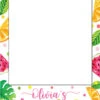 Summer Fruits 324 Selfie Frame - 90cm X 60cm
