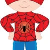 Superhero Boy 007 Cardboard Cutout -Lifesizecutouts superhero boy 007 spiderman pose a web