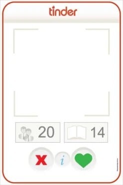 Tinder Selfie Frame Small - 90cm X 60cm