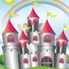 Princess Castle Backdrop Banner - 2m H X 1.5m W