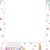 Unicorn Rainbow 300 Selfie Frame - 90cm X 60cm -Lifesizecutouts unicorn rainbow selfie frame wen