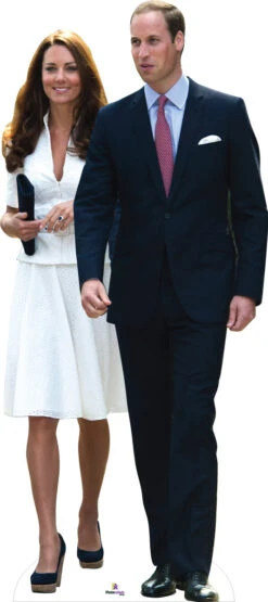 William And Kate 629 Cardboard Cutout