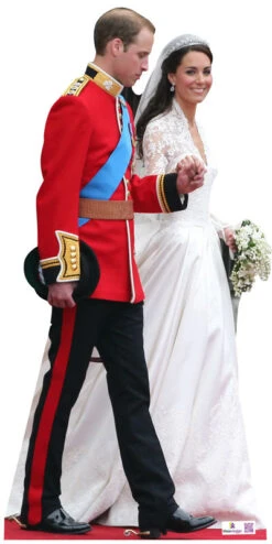 William And Kate Royal Wedding 970 Cardboard Cutout